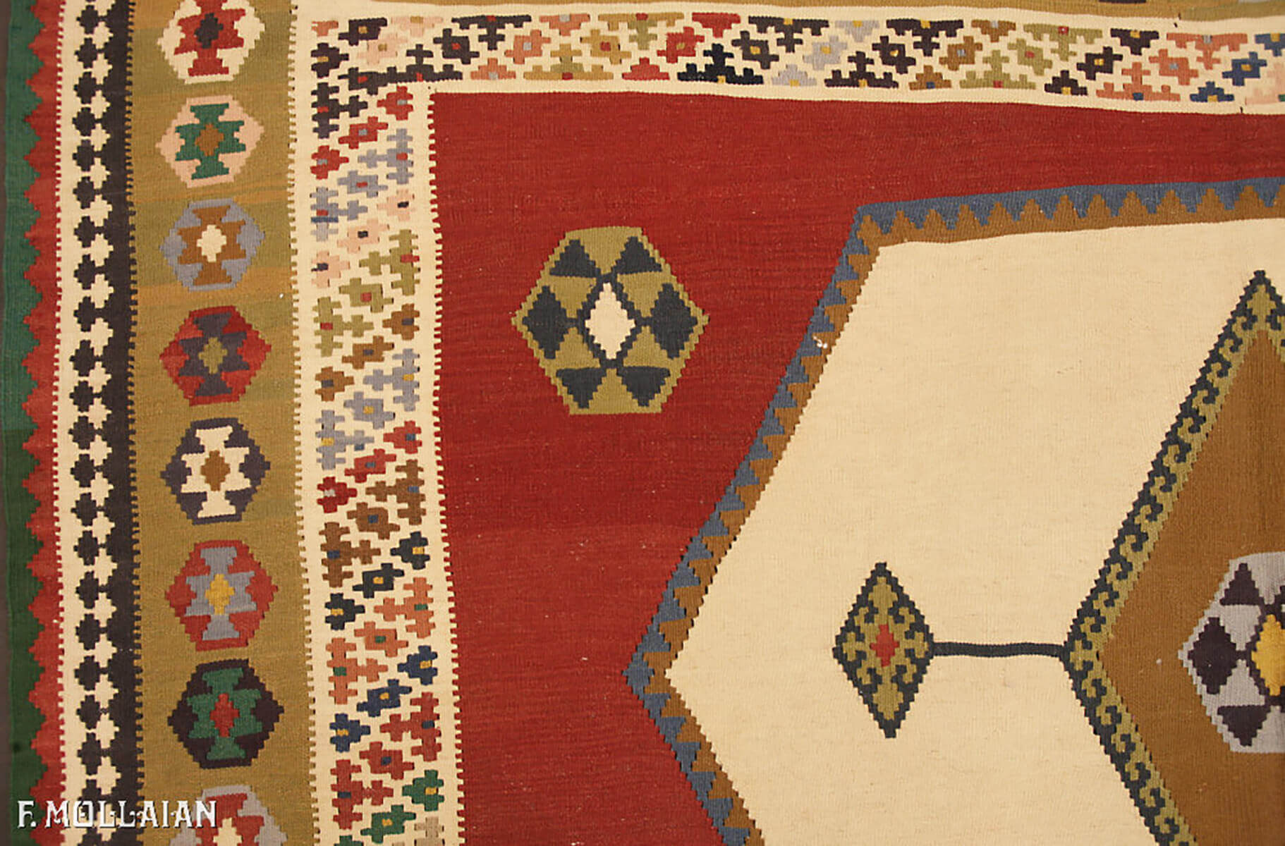 Old Persian Kilim Kashkai (Qashqay) n°:71897113